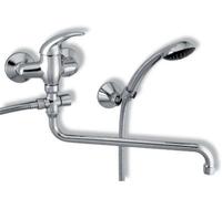 Novaservis Metalia 55 - Robinetterie de baignoire murale complète, chrome 55075,0
