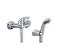 Novaservis Metalia 55 - Robinetterie de douche murale avec pommeau de douche, chrome 55060,0