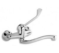 Novaservis Metalia 55 - Robinetterie d'évier, levier médical, chrome 55070L,0