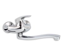 Novaservis Metalia 57 - Mélangeur lavabo mural 10 cm, chromé 57074,0