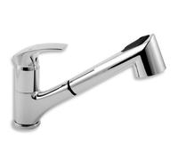 Novaservis Metalia 57 - Robinetterie d’évier avec douchette extractible et inverseur, chrome 57081,0