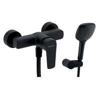 Novaservis Metalia 58 - Mitigeur de douche avec accessoires, noir 58061,5
