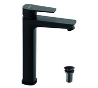 Novaservis Metalia 58 - Mitigeur de lavabo avec garniture de vidage, noir 58503,5