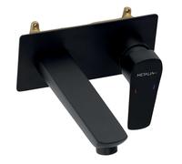 Novaservis Metalia 58 - Mitigeur de lavabo pour montage encastré avec corps, noir 58200,5