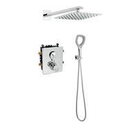 Novaservis Metalia Eco+ - Colonne de douche 250 ECO+ avec thermostat encastré, chrome SADAECO52RT