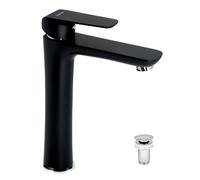 Novaservis Nobless Tina - Mitigeur de lavabo avec vidage, noir mat 38503,5