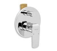 Novaservis Nobless Tina - Robinetterie de baignoire encastrée avec inverseur, chrome 38050R,0