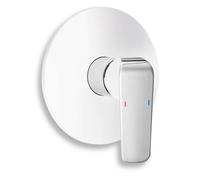 Novaservis Nobless Tina - Robinetterie de douche encastrée, blanc/chrome 38050,1
