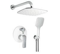 Novaservis Nobless Tina - Set de mitigeur encastré avec accessoires, chrome / blanc SADA38050R,1