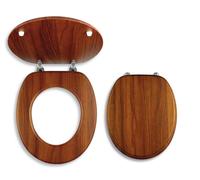 Novaservis Prestige - Abattant en bois plaqué, chêne foncé WC/DUB2