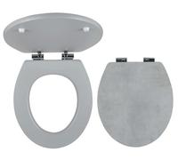 Novaservis Prestige - Siège de toilette, MDF, Softclose, gris béton WC/SOFTSTONE1
