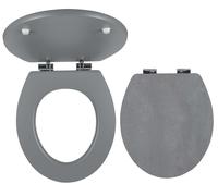 Novaservis Prestige - Siège de toilette, MDF, Softclose, gris béton WC/SOFTSTONE2