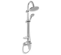 Novaservis - Set de douche avec robinetterie, raccord de douche par le haut, chrome SET040/96,0