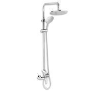 Novaservis - Set de douche avec robinetterie, raccord de douche par le haut, chrome SET068/57,0