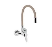 Novaservis Titania Iris - Mitigeur d’évier avec bras flexible, beige/chrome 94484,0BE