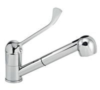 Novaservis Titania Lux - Mitigeur évier télescopique avec levier médical, chromé 91081L,0