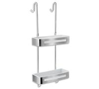Novaservis Titania Yacore - Double étagère, inox brossé 65575,4