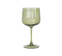NOVASTYL - Lot de 4 verres à pied riviera 49 n verre vert - 1605436