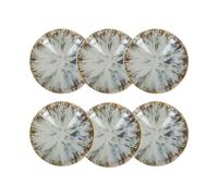 Novastyl Lot de 6 assiettes Calottes Maka 21 cm porcelaine lave-vaisselle