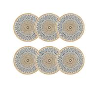 Novastyl Lot de 6 assiettes Desserts Byzance 20 cm porcelaine résistant