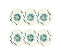 Novastyl Lot de 6 assiettes Plates Sardine 27 cm en faïence lave-vaisselle