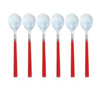 Novastyl Lot de 6 Cuillères à Café Colorama 16,5 cm en Acier Inxoydable