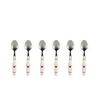 Novastyl Lot de 6 Cuillères à Café gallina 15 cm en acier inoxydable