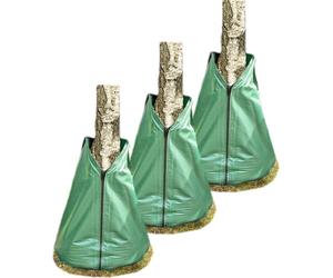 Novatool 3x sacs pour l'arrosage des arbres 75 litres Vert Sacs d'arrosage en PVC robuste Sacs pour l'arrosage des arbres Sacs pour l'eau Arbre