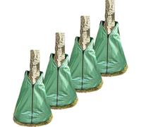Novatool 4x sacs pour l'arrosage des arbres 75 litres Vert Sacs d'arrosage en PVC robuste Sacs pour l'arrosage des arbres Sacs pour l'eau Arbre