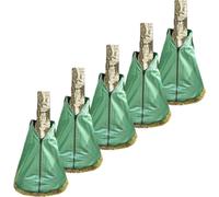 Novatool 5x sacs pour l'arrosage des arbres 75 litres Vert Sacs d'arrosage en PVC robuste Sacs pour l'arrosage des arbres Sacs pour l'eau Arbre
