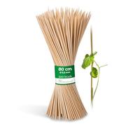 Novatool Lot de 500 tiges de gravier 80 cm x 6,5 mm I Naturel I Tuteur en bambou Tuteur pour plantes Tokin Tonkinstab Tuteur pour orchidées Treillis en bois
