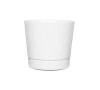 Novelty Majestic 10082 Pot cylindrique Rond Pleine Profondeur Blanc Brillant 20,3 cm