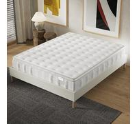 NOVEMBER Matelas Celestia 180 x 200 cm Épaisseur 30 cm - Ressorts ensachés & Mousse Charbon Actif - Absorption d'Humidité & Indépendance de Couchage - Confort Durable & Bien-être Garanti - SANITIZED
