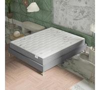 NOVEMBER- Matelas Galice 180 x 200cm - 25cm - Hybrid:Ressorts ensachés+Mousse Mémoire de Forme -Soutien Tonique & indépendance de Couchage - Label SANITIZED(Anti bactérien/acarien)