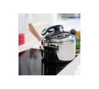 NOVIA LAGOEASY´UP Vitamin Autocuiseur Inox Couvercle à levier + panier Lagostina 5 L