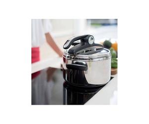 NOVIA LAGOEASY´UP Vitamin Autocuiseur Inox Couvercle à levier + panier Lagostina 5 L