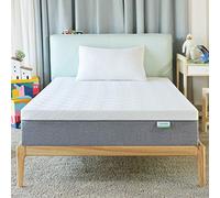 Novilla Matelas 135x190 Fibres de Bambou Mousse à Mémoire de Forme en Gel Fermeté Moyenne Isolation du Mouvement Ultra Respirant Épaisseur 22 cm