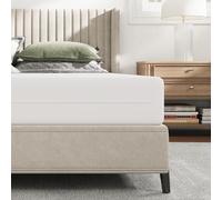 Novilla Matelas 140x200 cm, 16cm, Matelas en Mousse en Fibre de Bambou Déhoussable, 7 Zones, Deux Faces Utilisable
