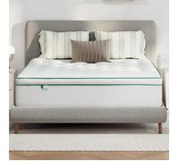 Novilla Surmatelas 120x190 cm - Épaisseur 3 cm - Matelassé Déperlant Effet Duvet - Bonnet Extensible 30 cm - Blanc