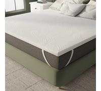 Novilla Surmatelas 140x200, 5CM Surmatelas en Mousse de confort, Certifié Sûr et Fiable par CertiPUR-US et Oeko-TEX, Absorbant et Respirant, Tissu Doux pour La Peau, Lavable