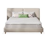 Novilla Surmatelas 160 X 190 CM, Surmatelas en Mousse à Mémoire de Forme Gel, Épaisseur 7,5 CM, avec Design Antidérapant et Certification de Sécurité, sans Odeur, Housse Lavable