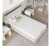 Novilla Surmatelas 80 X 190 CM, Surmatelas en Mousse à Mémoire de Forme Gel, Épaisseur 7,5 CM, avec Design Antidérapant et Certification de Sécurité, sans Odeur, Housse Lavable