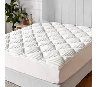 Novilla Surmatelas en Peluche 140 x 190 cm, Doux et Chaud, Rembourrage en Fibres Moelleuses, Agréable au Toucher, Surmatelas