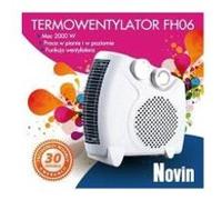 Novin fh 06 radiateur soufflant 1000w/2000w blanc lauson Blanc G