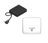 Novoferm Homematic TM15741003150 Kit IP (composé d'un point d'accès Homematic IP + module enfichable, pour contrôle intelligent des portes de garage par application, commande de portail + requête