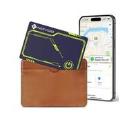 NOVOO Localisation d'articles Air Tag 1,6 mm Mince 6 Ans Traceur Carte Compatible avec App Localiser (iOS Uniquement), Bluetooth Traqueur pour Portefeuille, Étiquette de Bagage, Passeport-VL