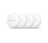 NOVOO Smart Tag, Étiquette Bluetooth pour Apple &Google Find My Lot de 2 | Alarme 80dB, Étanche IPX5, Pile Remplaçable, Parfait pour Clés, Valises Et Sacs