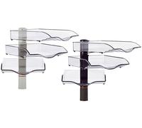 Novus® 720+3005+000 Bac à documents CopySwinger III - anthracite Jeu de bacs, B4, 3 pièces, plastique