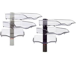 Novus® 720+3005+000 Bac à documents CopySwinger III - anthracite Jeu de bacs, B4, 3 pièces, plastique