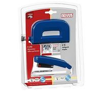 Novus Accessoires De Bureau Comprenant Twinset Novus E 15/E 210?Bleu-Pince Agrafeuse-Jaky Bébé-U.